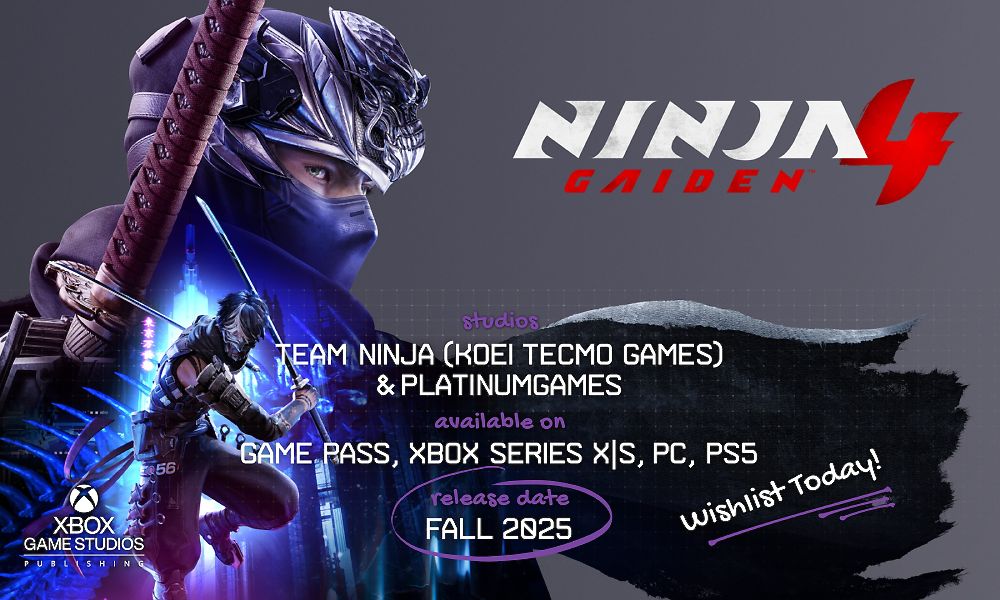 忍者龙剑传4重磅归来 官方宣布2025秋发售支持XGP