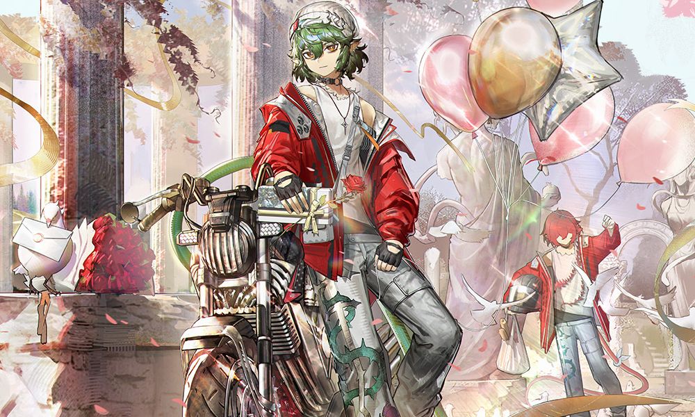 明日方舟维荻活动奖励皮肤玫瑰骑手预览