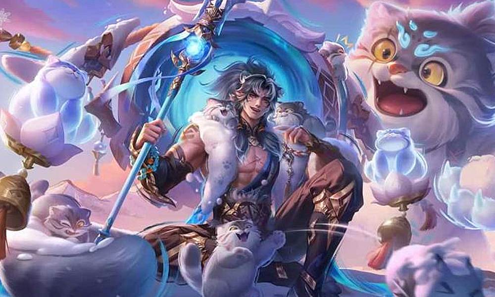 王者荣耀张飞-兔狲&middot;蓬尾皮肤曝光 兔狲完美融合