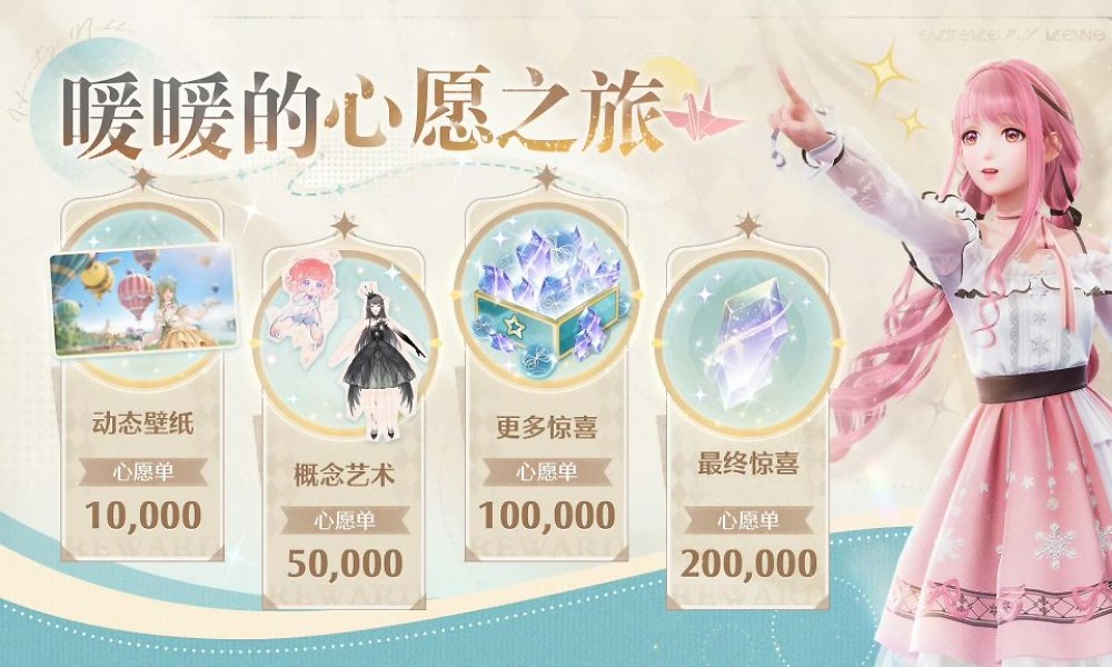 无限暖暖宣传图引争议 玩家期待奖励内容落空