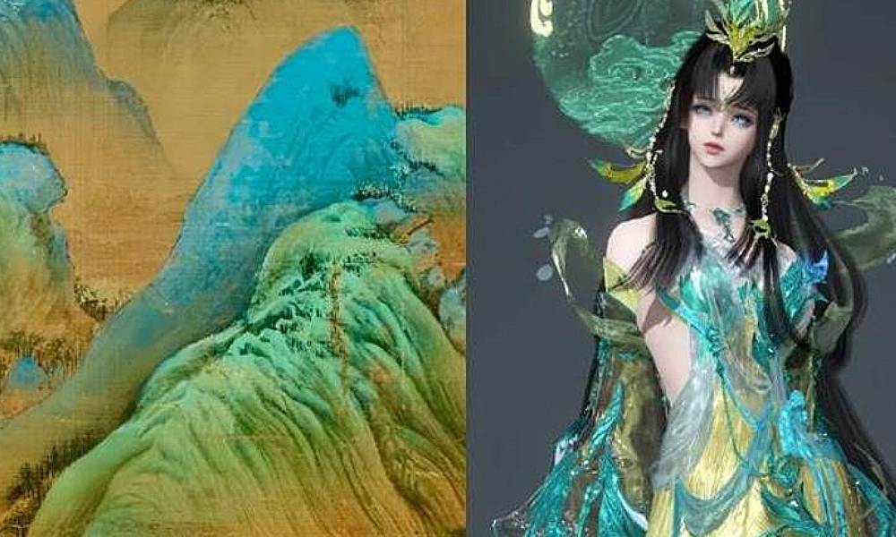 逆水寒手游青羽惊梦染色官方发图 新风格时装惊艳