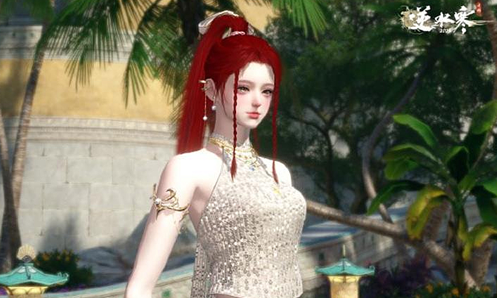 逆水寒手游二周年福利增加 将加送全新红发外观