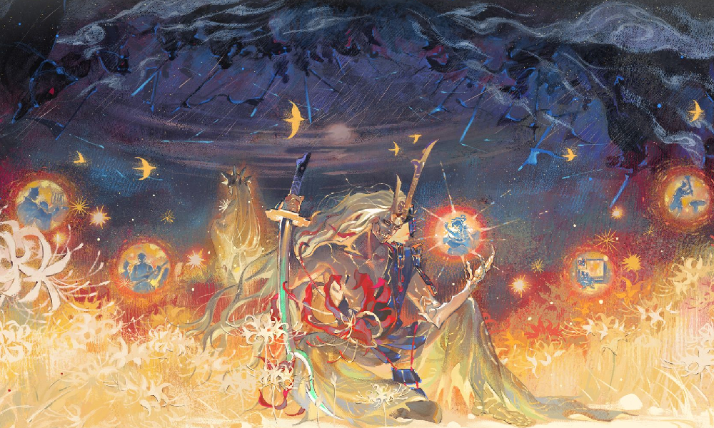 阴阳师式神荒骷髅传记动画 骸间花今日发布