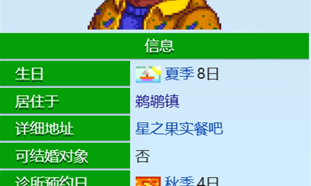星露谷物语格斯住在哪里 格斯行程位置详细介绍
