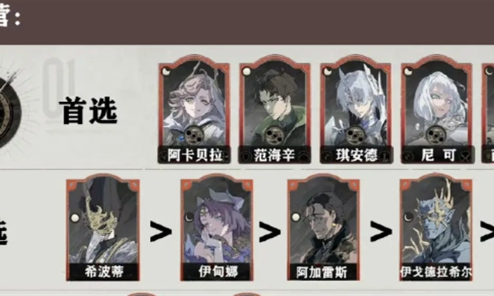 银与绯心愿单怎么选 三大阵营角色选择指南