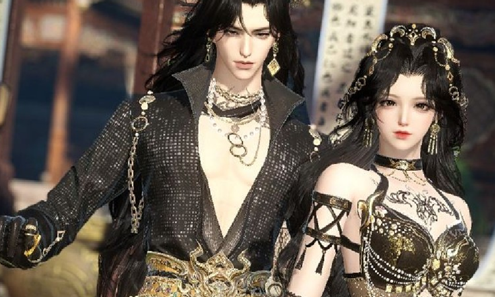 逆水寒手游全新时装金筹曜夜展示视频正式发布