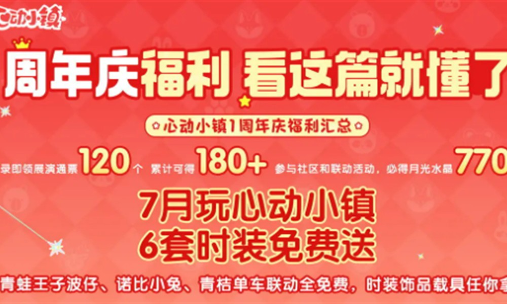心动小镇周年庆活动怎么玩 周年庆限定内容详细介绍