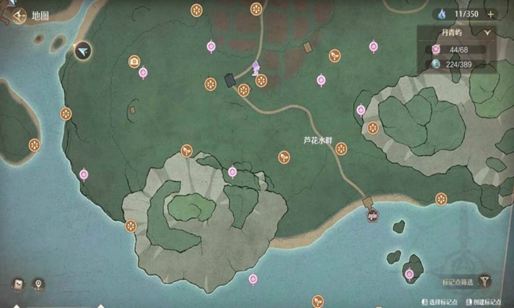 无限暖暖宝箱收集地图 丹青屿奇想玉琚及丹青玉魄点位