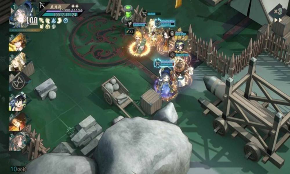 物华弥新冬谷巅峰赛攻略 甲难度十上下场阵容参考