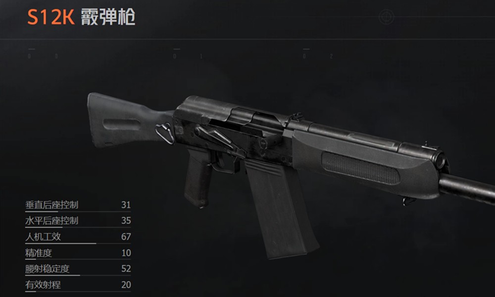 暗区突围S12K怎么样 S12K属性数据解析