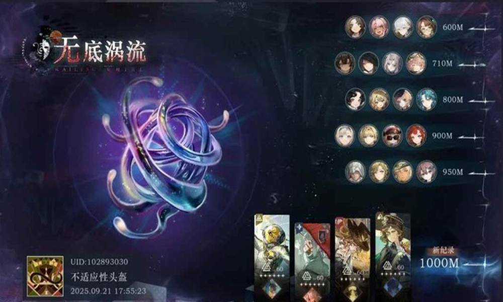 重返未来：1999无底涡流攻略 全体系低塑通关配队