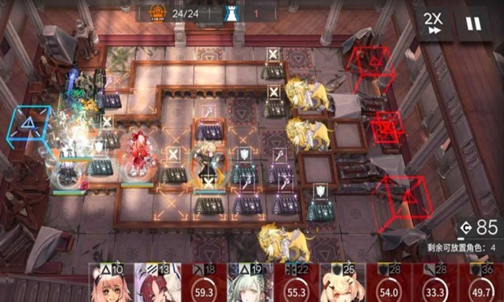 明日方舟无忧梦呓 ex5/6/8突袭站位是什么攻略