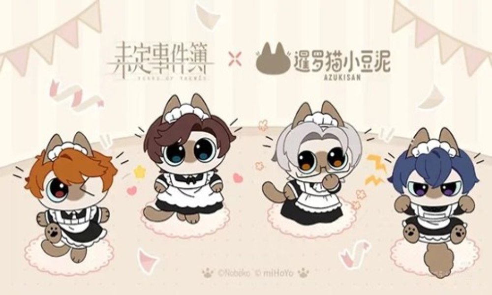 未定事件簿暹罗猫小豆泥联动专属甜心系列限时折扣上架