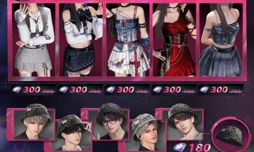 恋与深空全新通用帽子 &ldquo;我&rdquo;的服饰套装即将永久上架