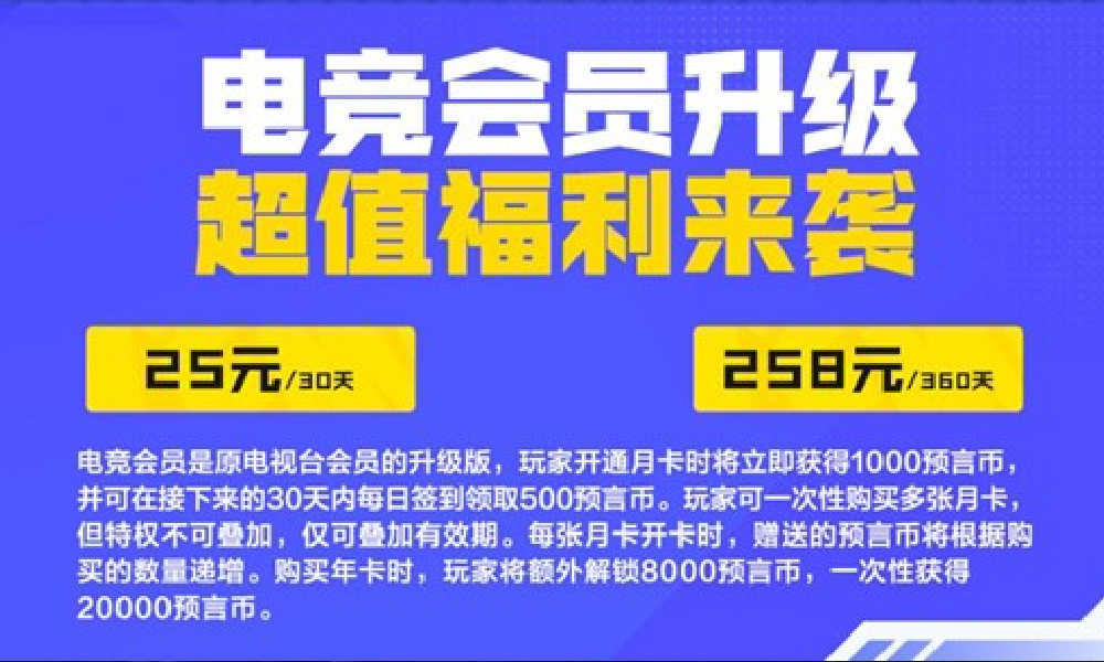 CF手游电竞会员全面升级 三大权益超值福利惊喜来袭