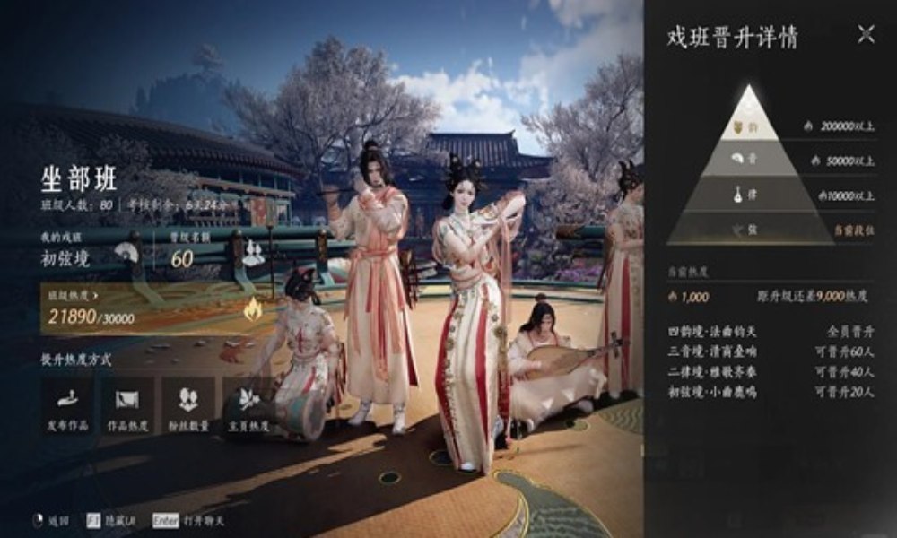 燕云十六声梨园业绩速刷 一天可加3600晋升业绩攻略