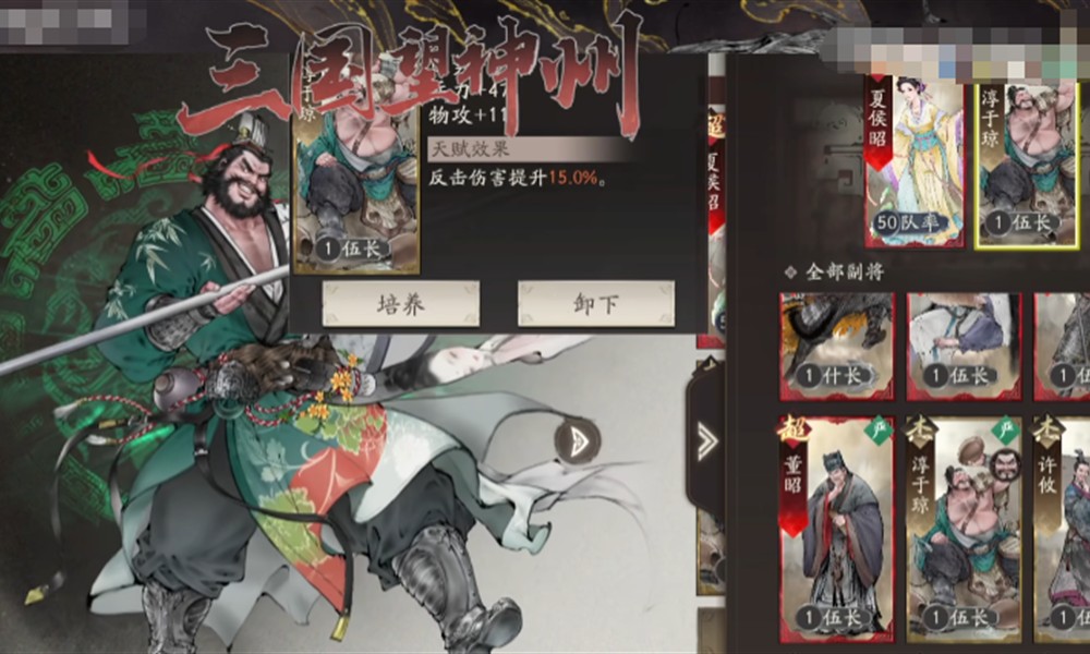 三国望神州淳于琼好用吗 望神州淳于琼技能搭配攻略