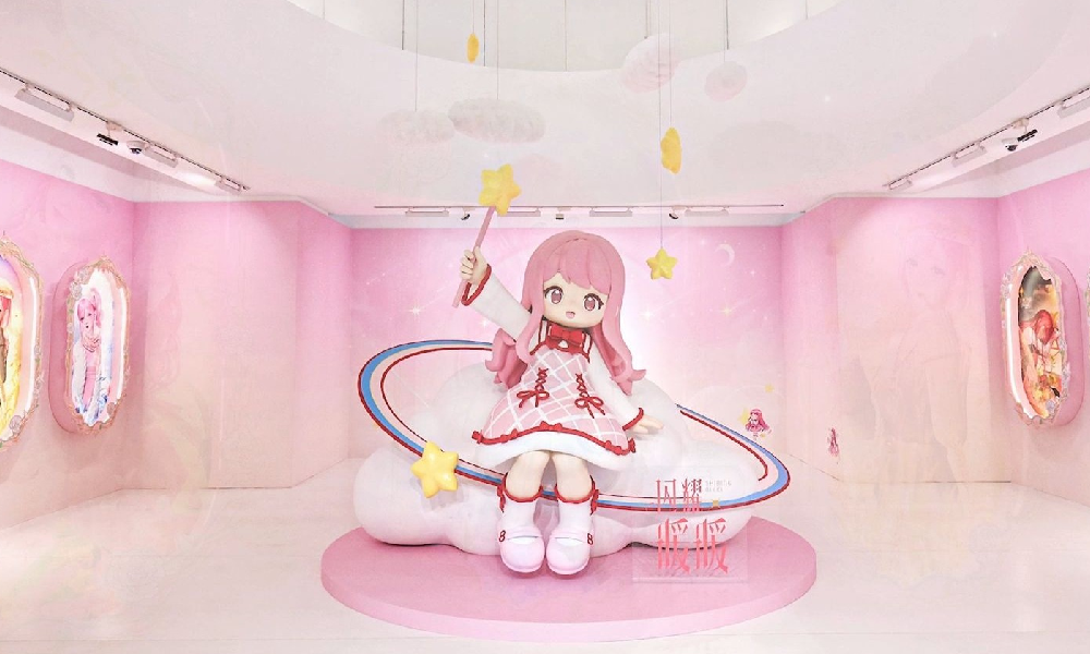 闪耀暖暖线下艺术展落地上海春美术馆 将首展巨型屏风