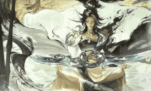 王者荣耀墨染江湖第二回伽罗-沧流箭皮肤展示视频