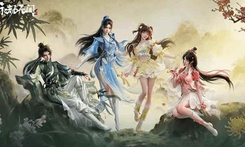 永劫无间手游今日迎更新 诗画四友系列外观震撼上线