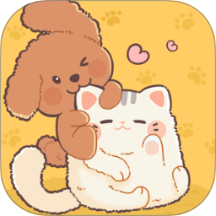 猫猫狗狗一起玩