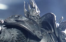 暴雪纪念二十五年 台湾树巨型阿尔萨斯雕像