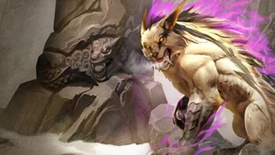 MOBA手游《虚荣》更新 狼形英雄狰狞无比