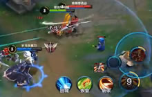 王者荣耀李元芳5V5实战演示视频 后期实力带节奏