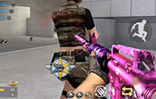 CF手游M4A1-玫瑰评测视频 高贵紫色快入手