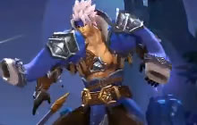 王者荣耀夏侯惇体验服实战 一打四虐杀对手