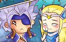 王者荣耀四格漫画所托非人 夏侯惇空大招