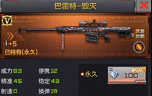 英雄级武器巴雷特-毁灭可帮助同房间玩家金币增加百分之多少?