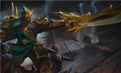 王者荣耀关羽解说教学 一人一马一刀勇闯天下