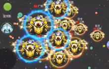 球球大作战十六分身实战演示视频 双刷小技巧