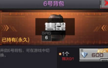 CF手游6号背包怎么样 6号背包性价比全面分析