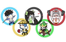 王者荣耀五黑必备福利 奥运专属五环头像