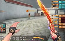 CF手游超级联赛表演赛上演精彩刀战对决瞬间