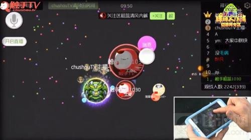 王祖蓝触手TV球球大作战再开战 明星主播带队助阵