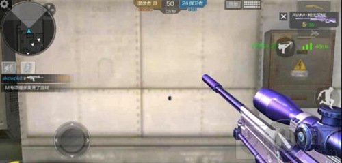 CF手游AWM枪王荣耀弹道评测 枪王的致命狙击