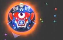 球球大作战单人模式偶遇合作队友 一起进前十