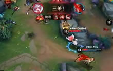 王者荣耀KPL eStar对战VgHow惊现神级乔妹