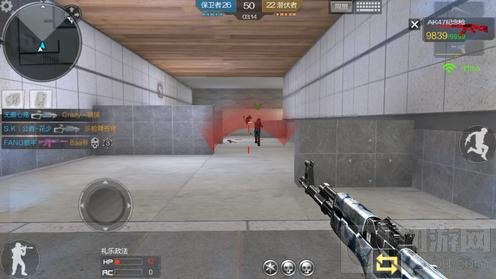 CF手游火力无限大乱斗回廊对战小技巧分享