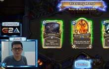 炉石传说AMAZ巴内斯控场牧 定点拉出女王来