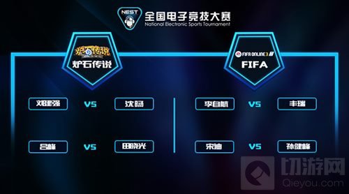 NEST2016总决赛对阵分组公布 赛程时间安排