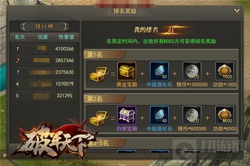 激战正酣强将对阵 破军天下手游BOSS不容小视