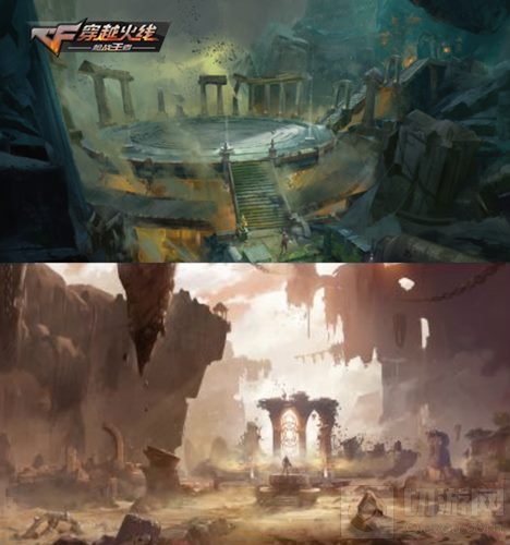 CF手游楼兰古墓惊现欢乐谷 万圣节你敢来鬼混吗