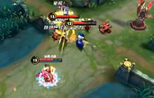 王者荣耀职业联赛超玩会对战仙阁再现神关羽