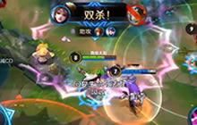 王者荣耀貂蝉对战解说视频 走位风骚收割强势