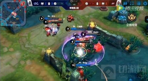 王者荣耀职业联赛风骚操作 橘右京极限反杀