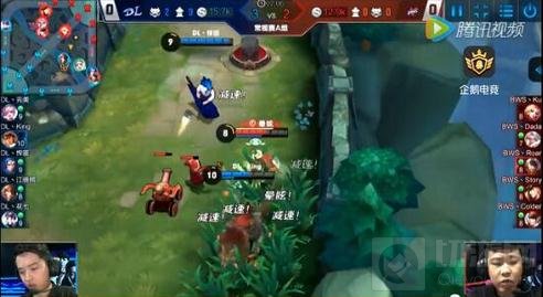 王者荣耀职业联赛风骚操作 橘右京极限反杀